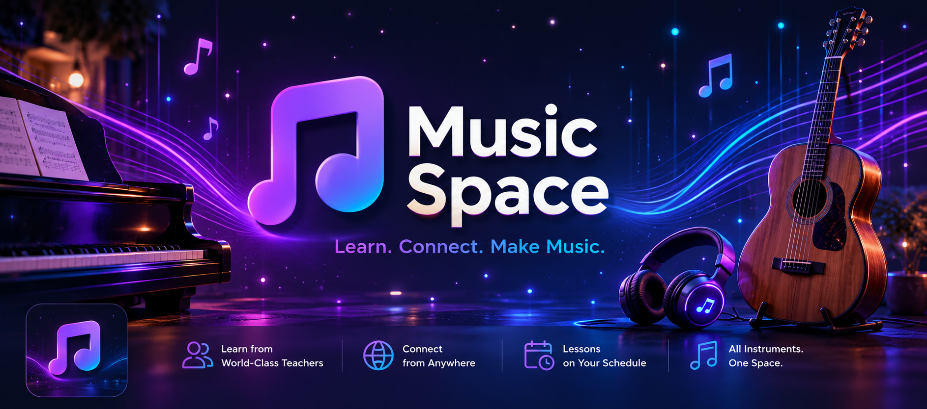 Music Space — lekcje muzyki online
